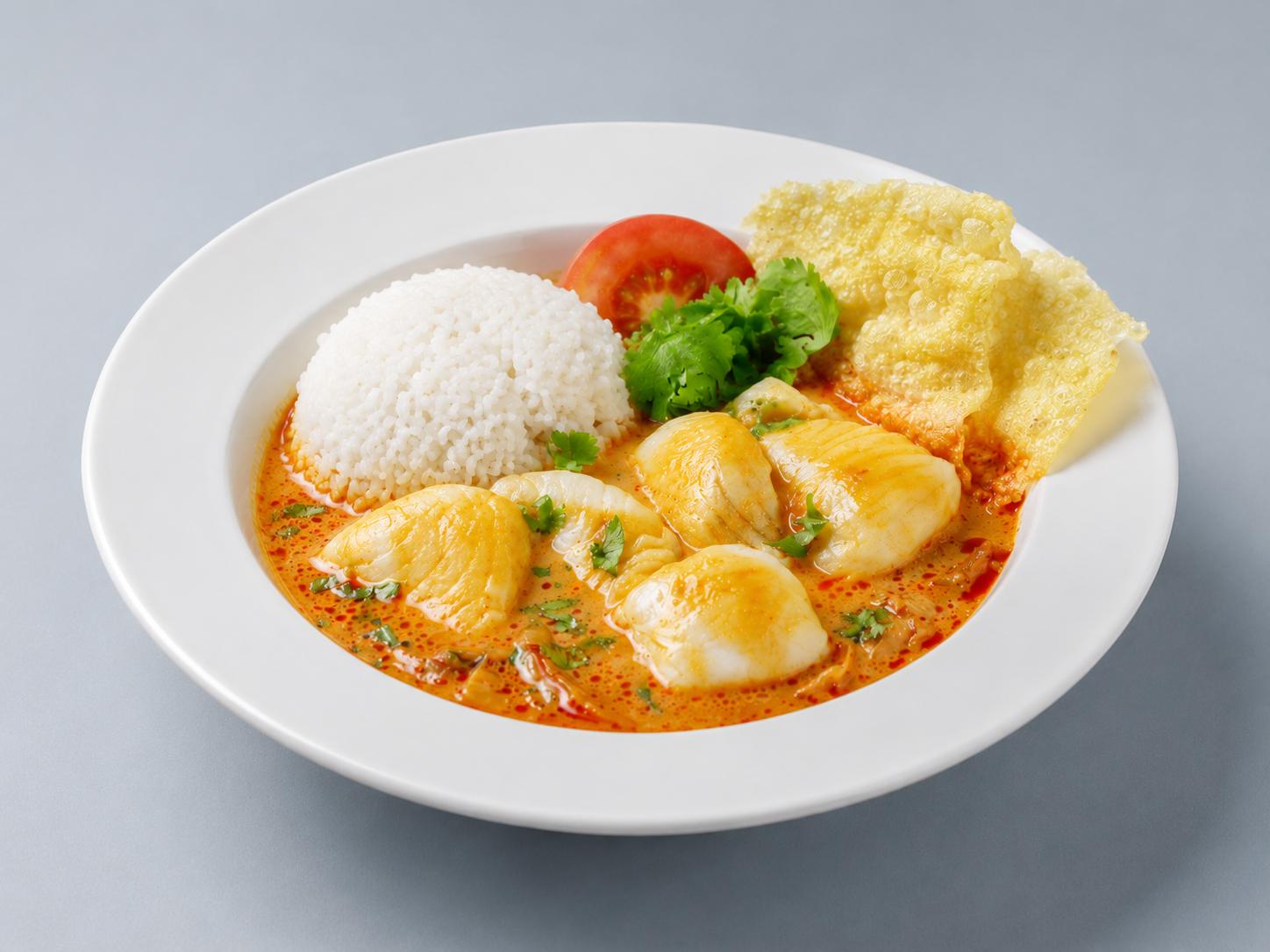 Curry Sliced Fish Rice